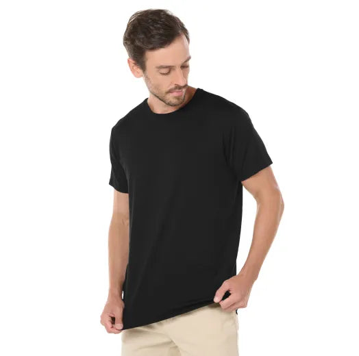 Camiseta Tech Modal Masculina Preta